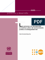 Estadisticas en situación de discapacidad en latinoamérica