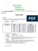 PT - Zelindo Aidess Tambang: Full Cover Offer