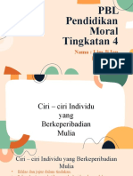 PBL Pendidikan Moral Tingkatan 4 (Autosaved)