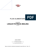 Leslie Patricia Molina: Plan Alimentario