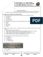 Kimia 11 Ipa k13 Pas Gasal 2021-2022
