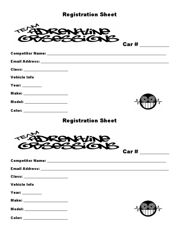 Vehicle Registration Form Template | PDF | Career & Growth