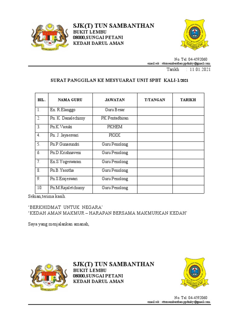 Minit SPBT 1 | PDF