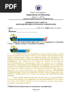 Department of Education: Republic of The Philippines Region V - BICOL