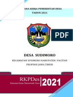 Contoh Cover RKP Desa 2021'