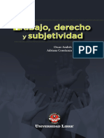 Trabajo Derecho y Subjetividad