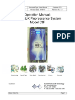 UV PhotoX Fluorometer Operations Manual Rev 1 - 1 February 2007
