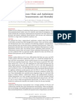 Relationship Between Clinic and Ambulatory Blood-Pressure Measurements and Mortality