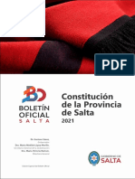 Constitución de Salta - Actualizada 2021