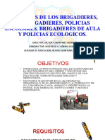 Funciones de Los Brigadieres, Subbrigadieres, Policias