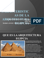 Caracteristicas de La Arquitectura Egipcia