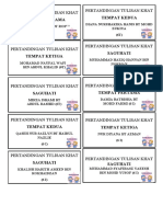 Label Hadiah Tulisan Khat