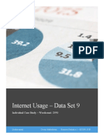 Internet Usage - Data Set 9: Individual Case Study - Wordcount: 2950