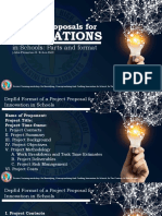 DepEd Format of A Project Proposal For Innovation (Echon)