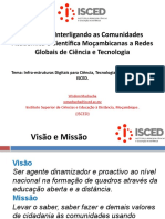 MoRENet Conecta Comunidades Acadêmicas Moçambicanas