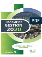 Informe de gestión Chía 2020
