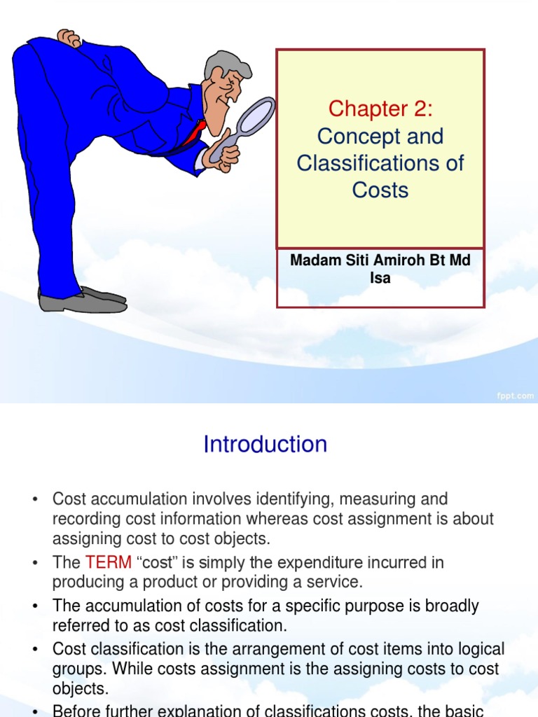 Cost Classification Concepts in Accounting | PDF | Cost | Product ...