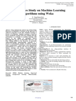 Comparative Study On Machine Learning Algorithms Using Weka IJERTCONV2IS15044