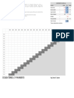 Planilha de Cálculo de Escada - 1 PAVIMENTO