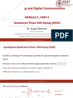 ECT305 Analog and Digital Communication: Module-5, Part-2 Quadrature Phase Shift Keying (QPSK)