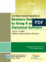 Business Analytics by Using R and Other Statistical Software
