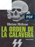 La Orden de La Calavera Historia de Las SS H Hohne PLAZA & JANES 1969