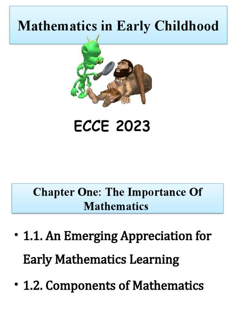 Mathematics in Early Childhood | PDF | Learning | Teaching Mathematics