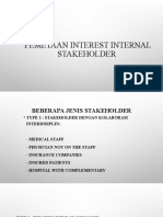 Pemetaan Interest Internal Stakeholder