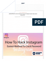 Hack Instagram Methodes