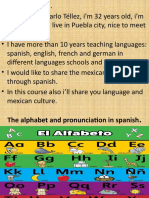 Tema 1 Los Sonidos y La Pronunciacion en Español