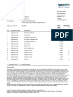 Spare Parts List: R902058047 R902074132 Drawing: Material Number