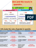 Tema 3 Los Géneros en Español.