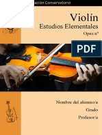 Portada Violin Musica