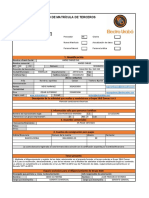 Formato de Matricula Proveedores Electrouraba