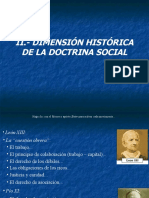 II. Dimensión Histórica de La Doctrina Social de La Iglesia