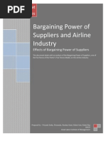 Download Bargaining Power of Suppliers and Airline Industry by Purnendu Singh SN58246013 doc pdf