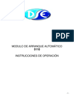 MODULO DE ARRANQUE AUTOMÁTICO 5110 INSTRUCCIONES DE OPERACIÓN - 1 -