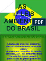 As 17 leis ambientais mais importantes do Brasil