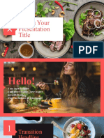 Modern Food Power Point Presentation Template