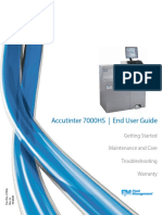Accutinter 7000HS - End User Guide: Getting Started Maintenance and Care Troubleshooting Warranty