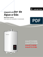 479 - Manual Do Usuário - Aquecedor de Passagem - Ariston 23 - 33