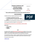 Computer Architecture and Assembly Language Programming (CS401)