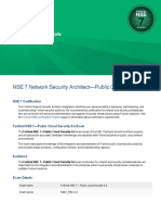 NSE 7 Network Security Architect-Public Cloud Security: Exam Description