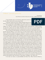 Gilberto Mendes, uma personalidade gratíssima