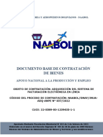 Documento Base de Contratación de Bienes: Apoyo Nacional A La Producción Y Empleo