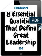 8 Qualities Define Great Leadership