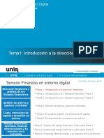 Tema1: Introducción A La Dirección Financiera: Pr. M. Gumer Alberola Martinez