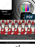 Media and Information Literacy: Bernard M. Paderes