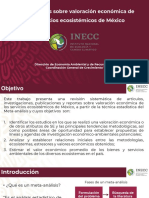 Meta-análisis sobre valor económico de servicios ecosistémicos en México