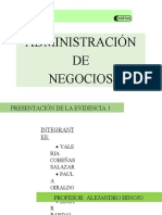 Evidencia 1 Administracion de Negocios Grupo